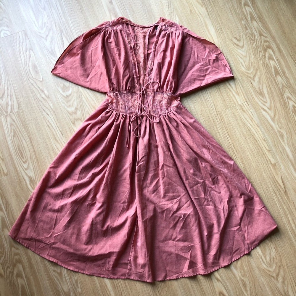 DANCE & MARVEL Open Front Dress Topper, Rose S